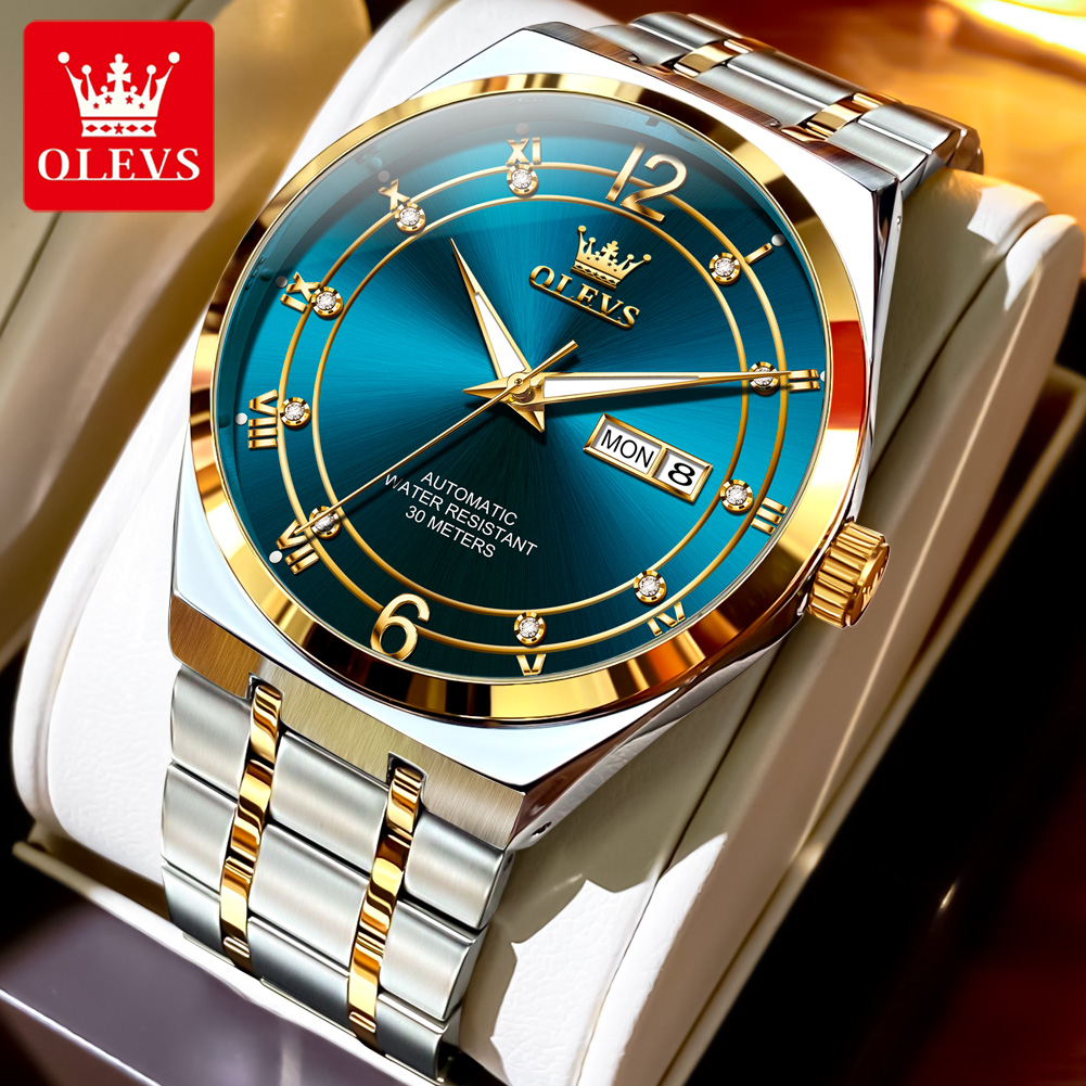 Rolex Watch Datejust - Relógio OLEVS Masculino, Relógio Mecânico à