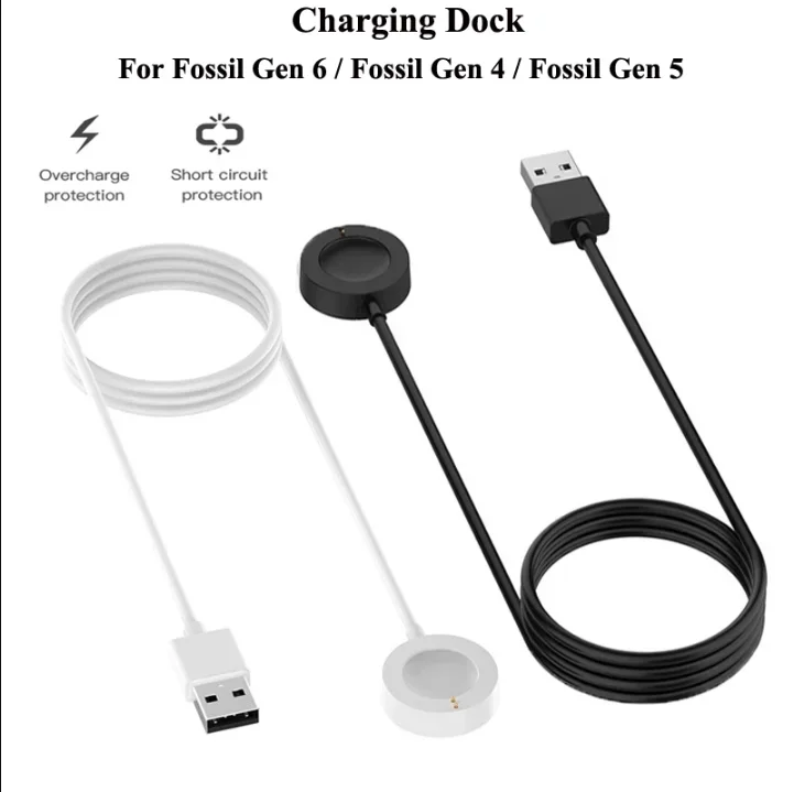 Fossil Watches Smartwatch Gen 6 - Dock de Carregamento Magnético Rápido USB