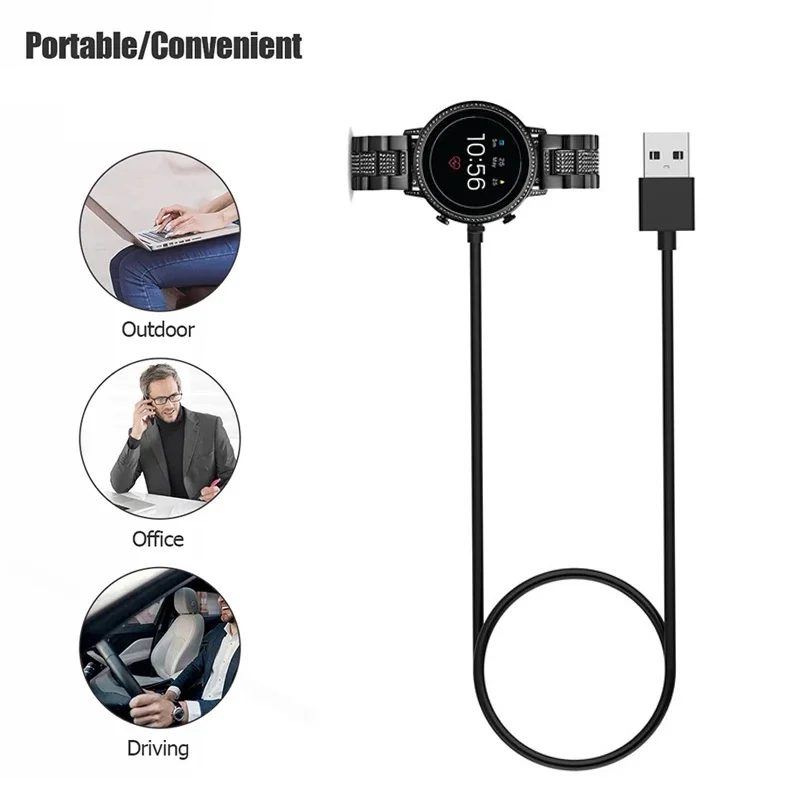 Fossil Watches Smartwatch Gen 6 - Doca de carregador rápido magnético usb
