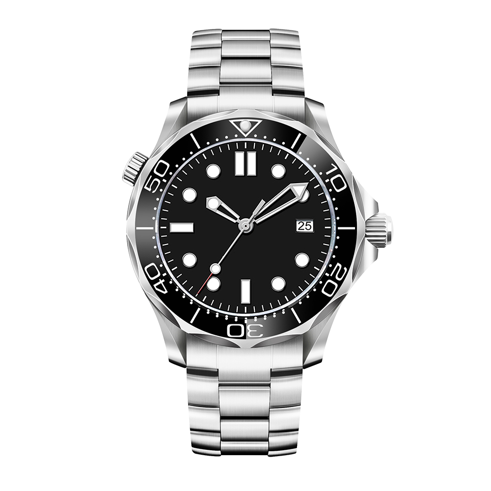 Luxury Ceramic Watch - Logotipo personalizado nh35 relógio 41mm safira