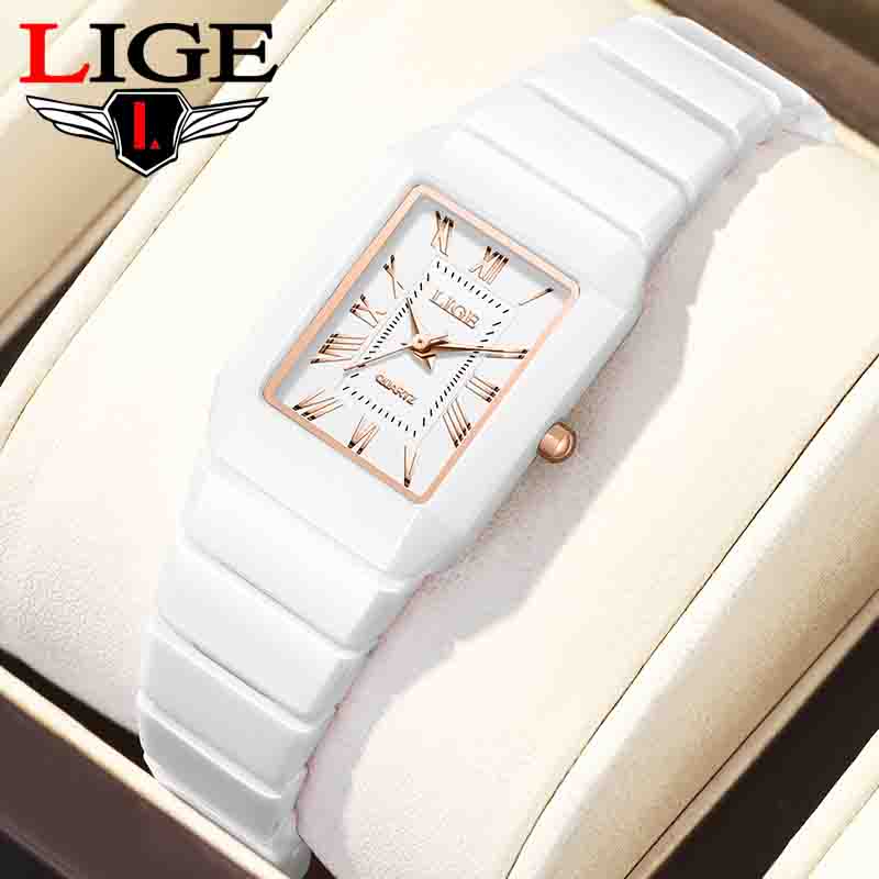 Relógio Feminino LIGE: Novo La - Luxury Ceramic Watch avaliação e preço