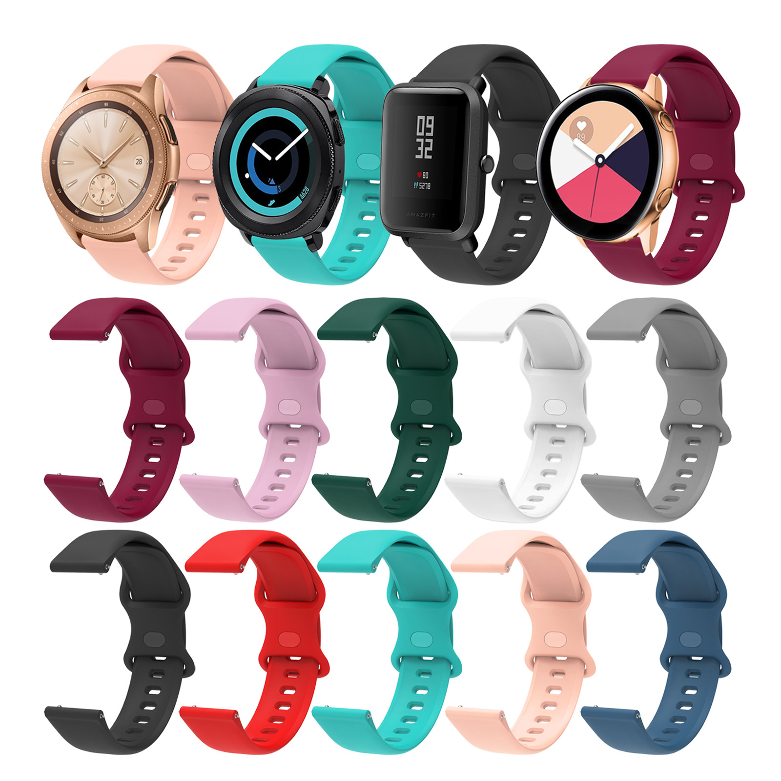 Pulseira de silicone de 20mm 2 - Titan Watches Smartwatch avaliação e preço