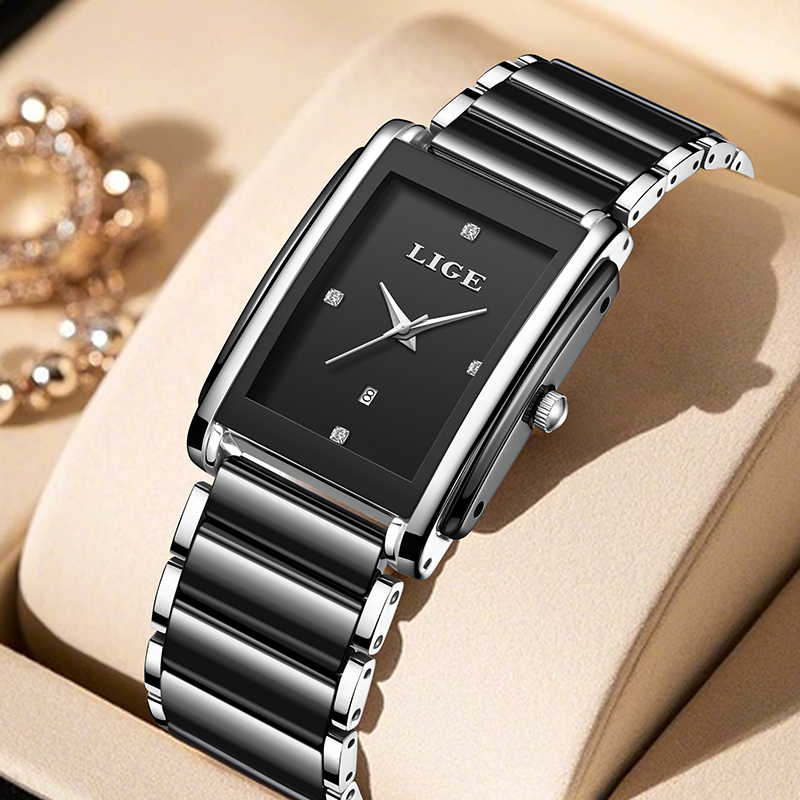 Lige novo luxo relógios femini - Luxury Ceramic Watch avaliação e preço