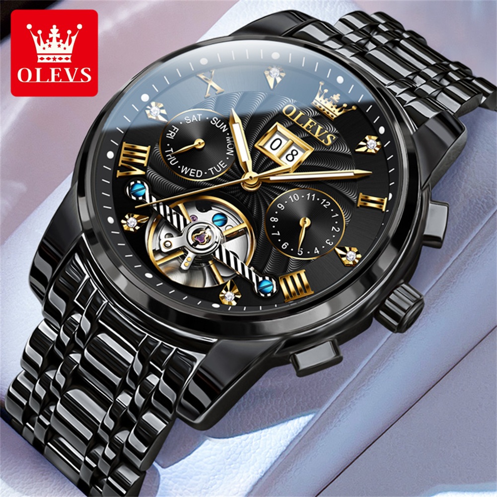 Olevs relógios masculinos clás - Rolex Watch Datejust avaliação e preço