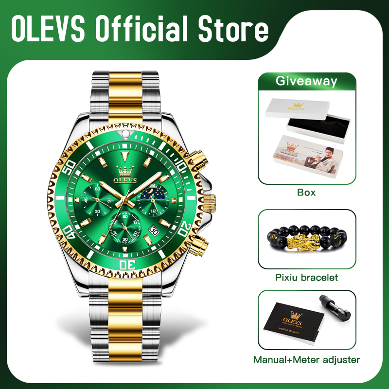 Relógio Masculino OLEVS 2870,  - Rolex Watch Datejust avaliação e preço