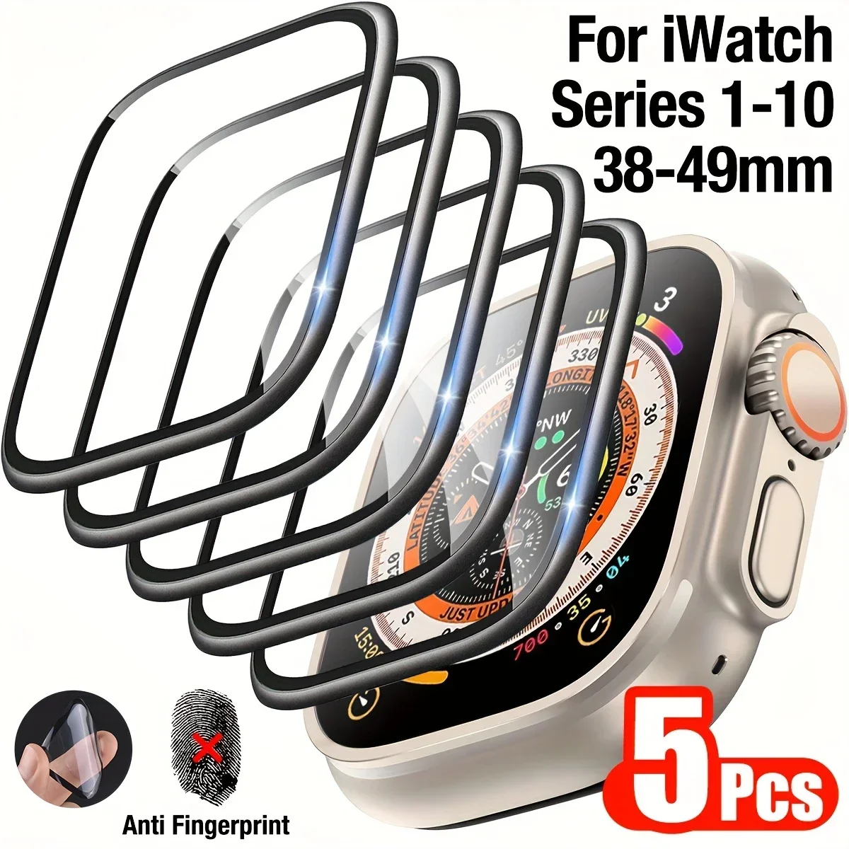 1-5 pces filme anti-risco para - Iwatch Smartwatch avaliação e preço